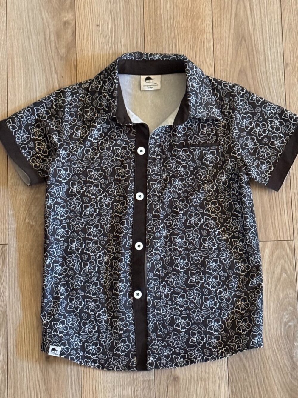 Collared button down shirt